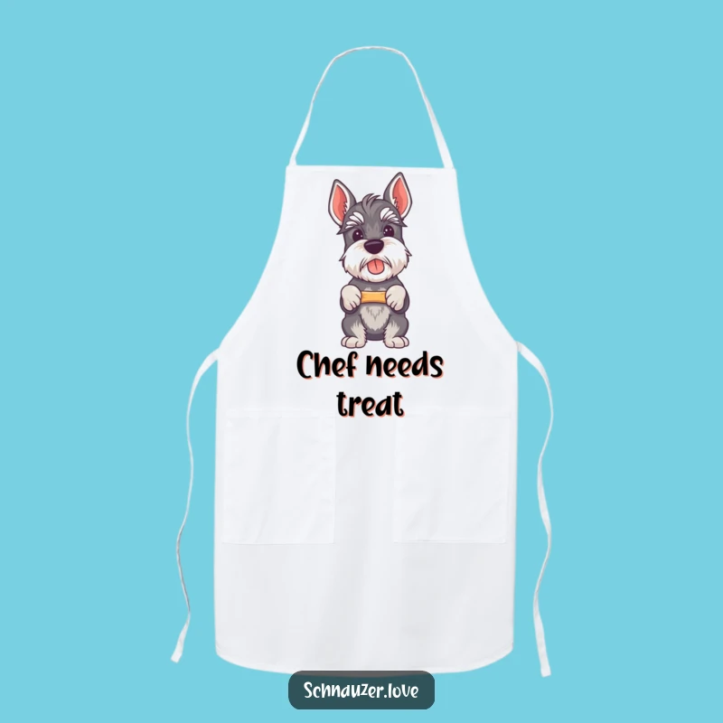 Funny Schnauzer Apron - Hilarious Kitchen Wear for Proud Dog Chefs