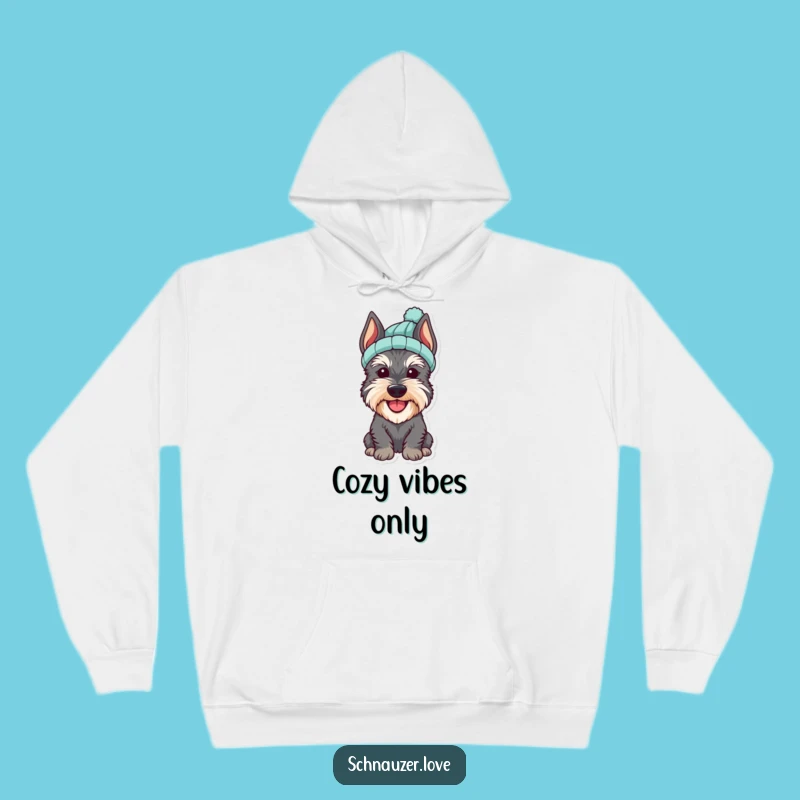 Funny Schnauzer Hat Hoodie: Cozy Canine Fashion, Perfect Warm Funny Gift