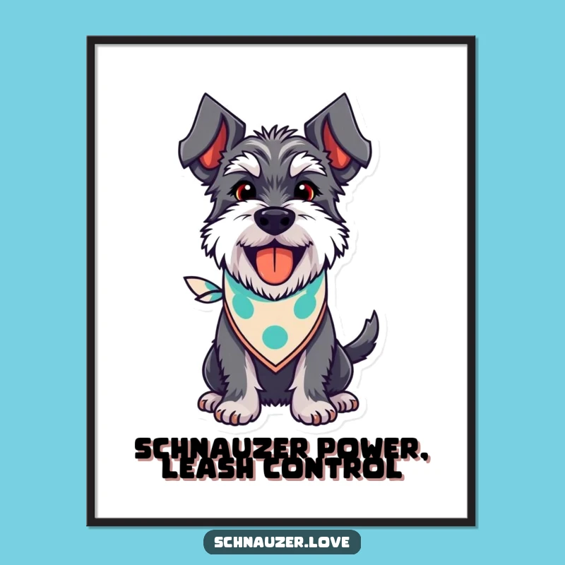 Free Printable Schnauzer Wall Art: Funny Dog Art, Downloadable & Print at Home Decor!