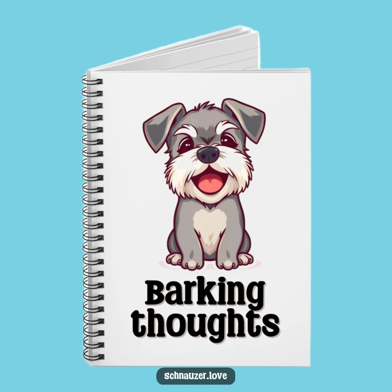 Funny Schnauzer Ears Notebook: Happy Notes, Perfect Creative Gift